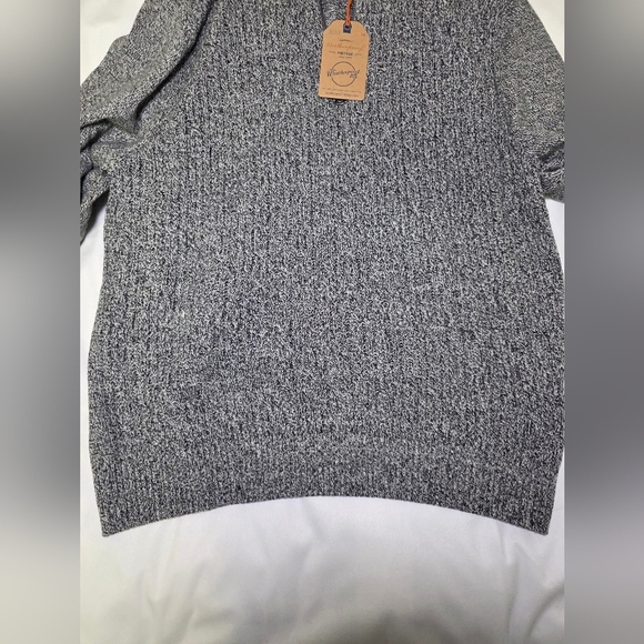 Knit Pullover Sweater by Original Weatherproof Vintage 1/4 Zip- Sz XXL $80 NWT - Picture 3 of 5